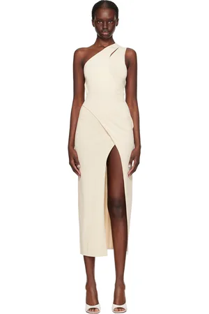 Bec & Bridge Beige Mira Maxi Dress