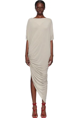 Rick Owens Off-White Edfu Maxi Dress