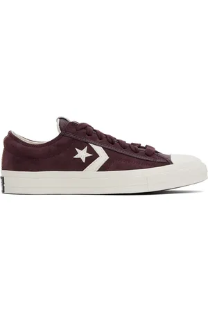 Converse Burgundy Star Player 76 Low Top Sneakers