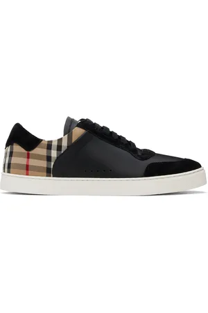 Burberry Black Check Sneakers
