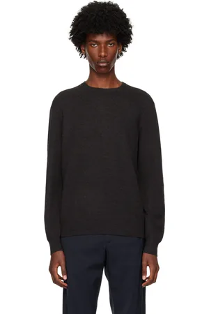 THEORY Gray Honeycomb Sweater