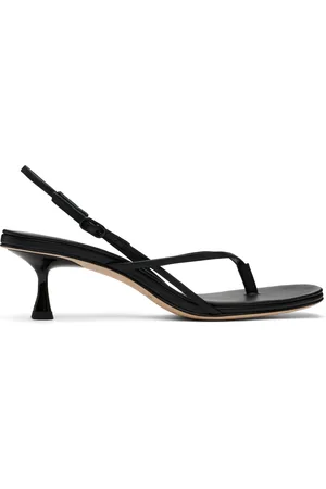Studio Amelia Black Wishbone 50 Heeled Sandals