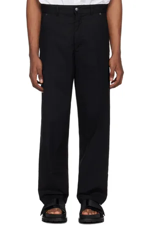 Izzue Black Loose-Fit Trousers