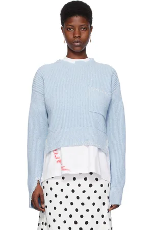 Marni Blue Mouliné Sweater