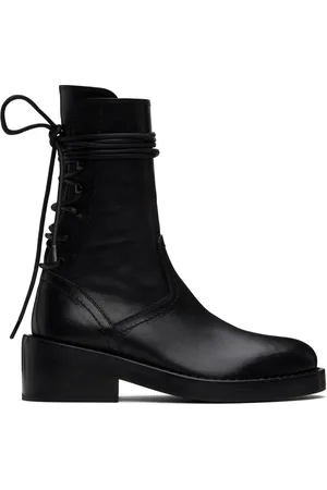 ANN DEMEULEMEESTER Black Henrica Boots