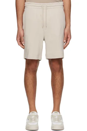 HUGO BOSS Beige Drawstring Shorts