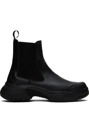 Kennel & Schmenger Black Faux-Leather Chelsea Boots