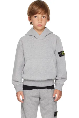 Stone Island Kids Gray 61620 Hoodie