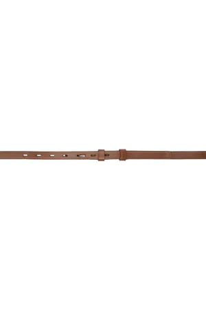 DRIES VAN NOTEN Tan Leather Belt