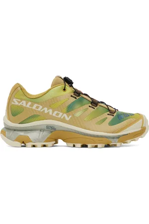 Salomon Green & Yellow XT-4 OG Aurora Borealis Sneakers
