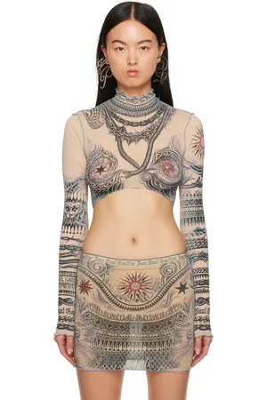 Jean Paul Gaultier Beige Soleil Turtleneck