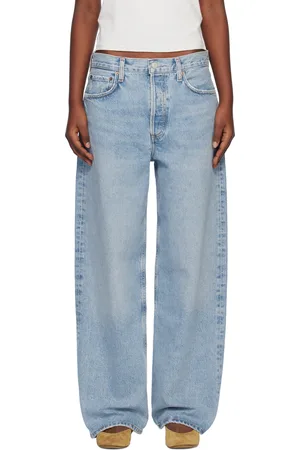 AGOLDE Blue Low Slung Baggy 30.5 Jeans