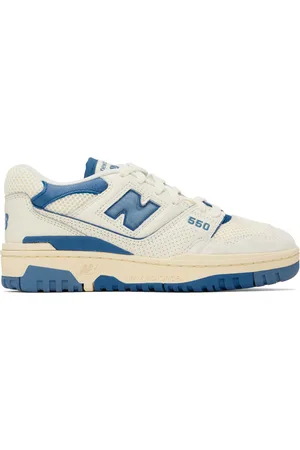 New Balance Off-White & Blue BBW550 Sneakers