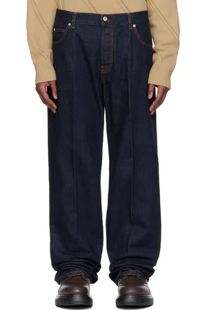 Salvatore Ferragamo Indigo Straight-Leg Jeans