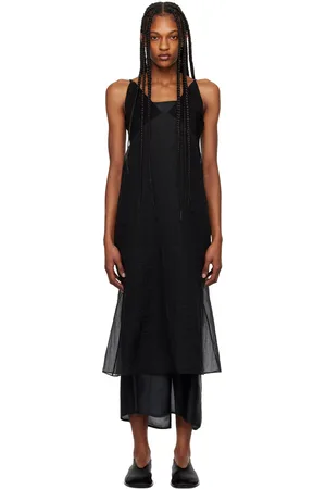 Recto Semi-Sheer Midi Dress
