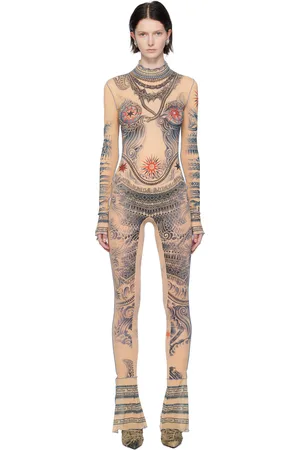 Jean Paul Gaultier Beige Soleil Jumpsuit