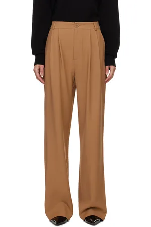 ANINE BING Tan Carrie Trousers