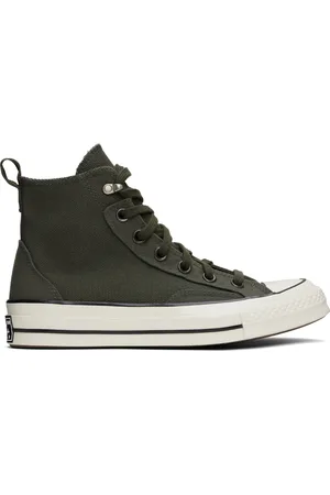 Converse Khaki Chuck 70 Jungle Cloth Overlay Sneakers