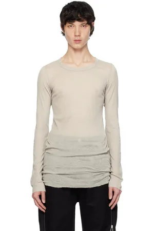 Rick Owens Off-White Crewneck Long Sleeve T-Shirt
