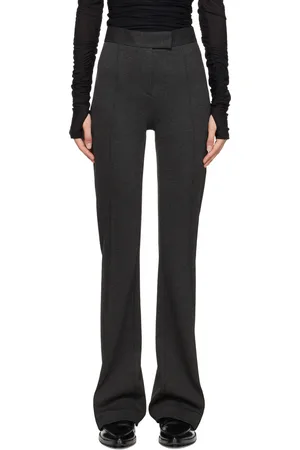 Helmut Lang Gray Flared Trousers