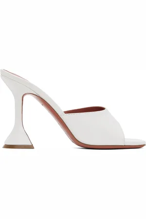 Amina Muaddi Lupita Slipper Heeled Sandals