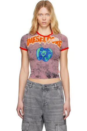 Diesel Purple T-Uncuties-Short-Q1 T-Shirt