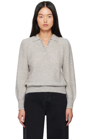 Frame Gray Cashmere Polo