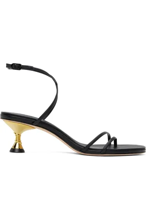 Studio Amelia Black Helix 50 Heeled Sandals