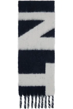 Isabel Marant Navy & Gray Loliana Scarf