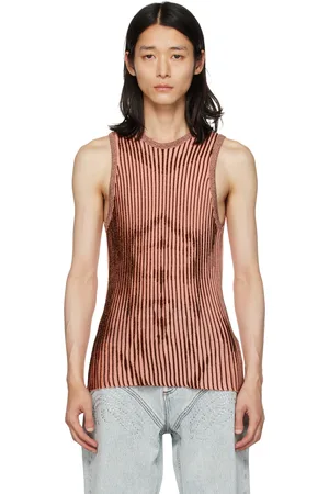 Jean Paul Gaultier Pink Metallic Tank top