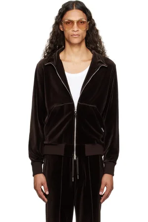 Tom Ford Brown Zip Track Jacket