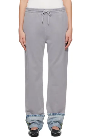 Moschino Gray Cotton Fleece Lounge Pants