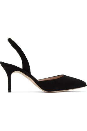 Manolo Blahnik Black Carolyne Heels