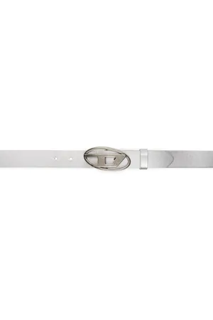 Diesel Kids Silver Logo Belt