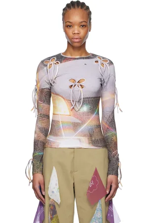J.KIM Flashing Light Petal Long Sleeve T-shirt