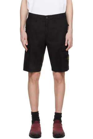 Stone Island Black Patch Shorts
