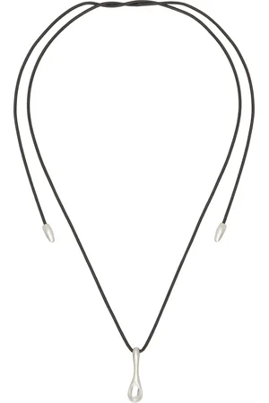 Dunton Ellerkamp Black & Silver Spoon Pendant Necklace