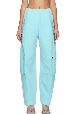 Paris Georgia Blue Elevated Cargo Pants