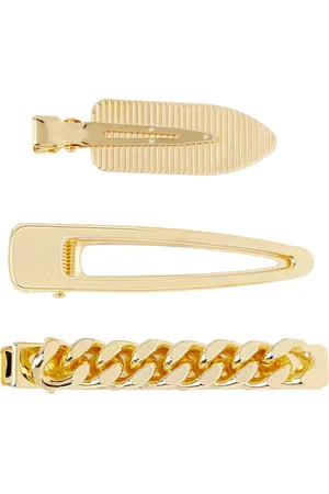 SACAI Gold Hair Clip Set