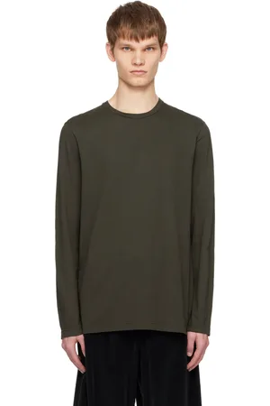 The Row Gray Leon Long Sleeve T-Shirt