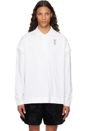 Simone Rocha White Embellished Polo