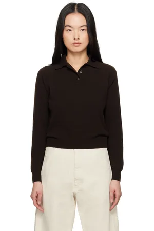 Maison Margiela Brown Wool Polo
