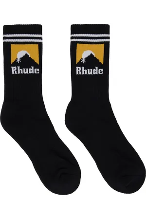 Rhude Black Moonlight Socks
