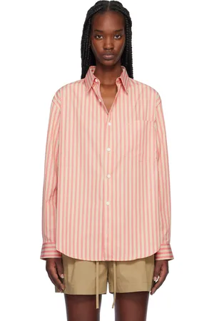 MATTEAU Pink Classic Stripe Shirt
