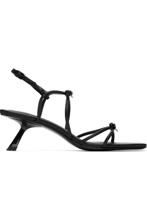Studio Amelia Black Ballet 50 Heeled Sandals
