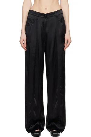 Alexander Wang Black Seamed Trousers