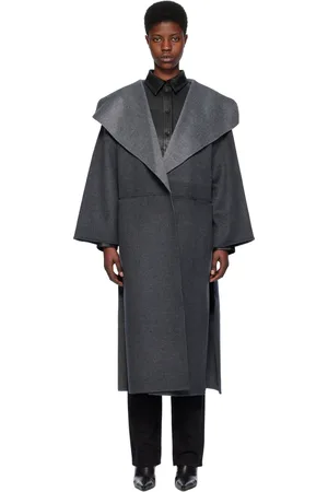 Totême Gray Two-Tone Coat