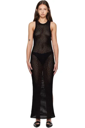St Agni Cotton Crochet Maxi Dress