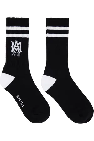 AMIRI Black MA Core Logo Socks