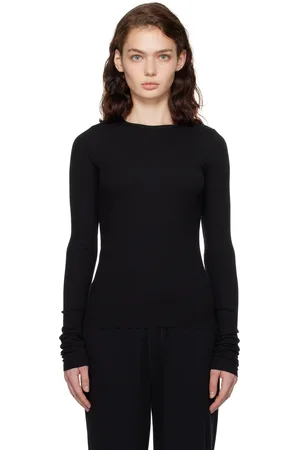 ÉTERNE Long Sleeve Fitted T-shirt